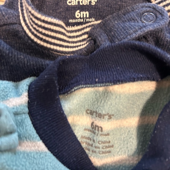 Bundle/Lot of 11 3-6 month Onesie Footie PJs - Carter’s and Cloud Island - Picture 6 of 11